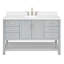 Meuble-lavabo simple avec plateau ARIEL Magnolia 54-2048324557