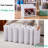 Shoe Storage Box, No Assembly Required, 6 Layers Foldable, With Transparent Door, White