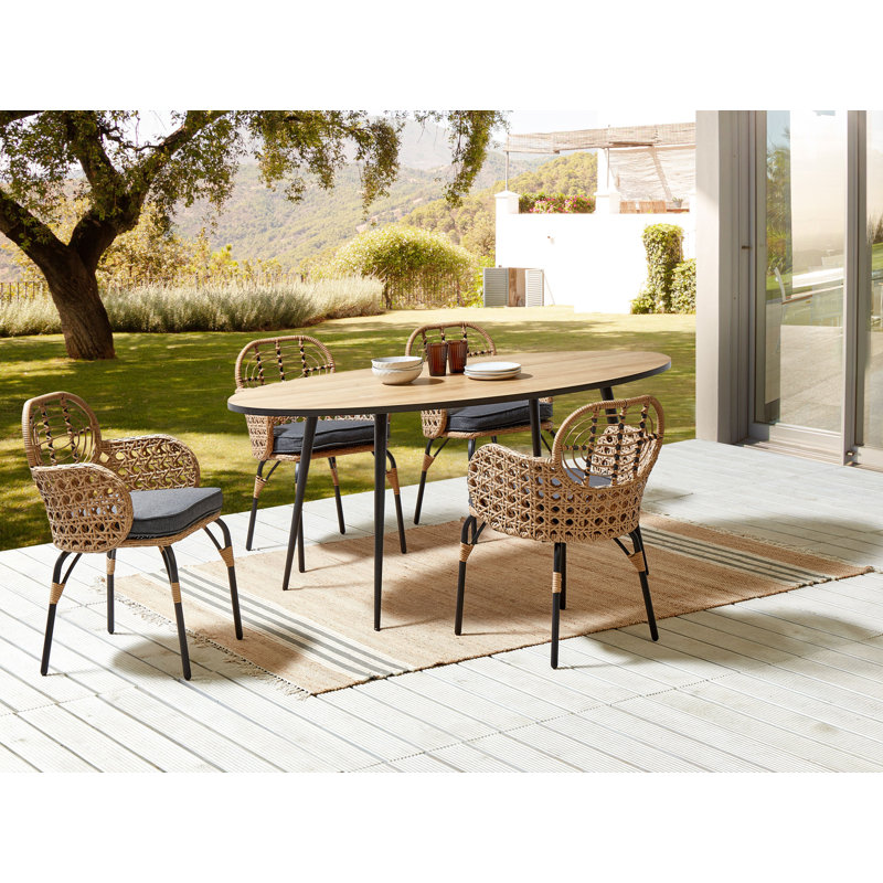 Aareona Patio Dining Armchair with Cushion