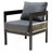 Multi-Person Outdoor Iron Sofa Set With A Table, Rattan Decoration, Waterproof, Rust-Proof, Suitable For Garden, Lawn Use-173797355