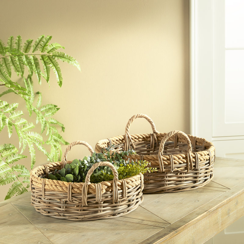 Sonoma Handmade Seagrass Decorative Basket Set