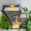 Hand Crafted Weather Resistant Floor Fountain with Light
