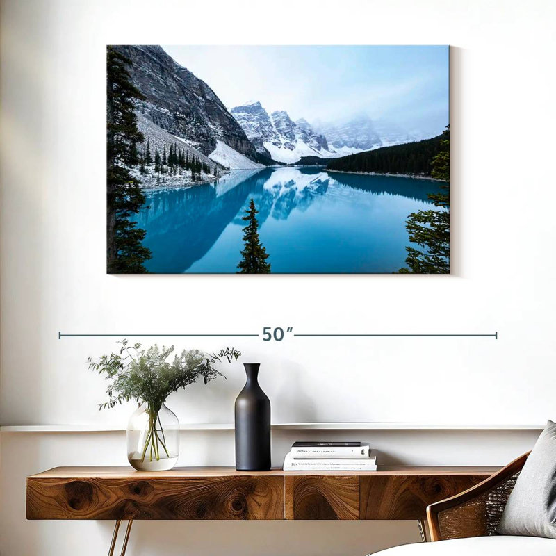 Alvord Moraine blanc hiver, H 26 po x l 39 po