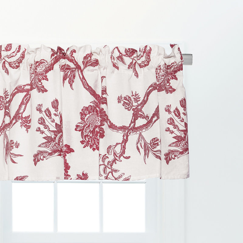 Arcadia Red Valance