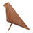 Mahmooda Modern Wooden and Metal Bird Figurine Crafted from Mango Wood and Brass Accents - Contemporary Decorative Sculpture for Shelf or Tabletop Display