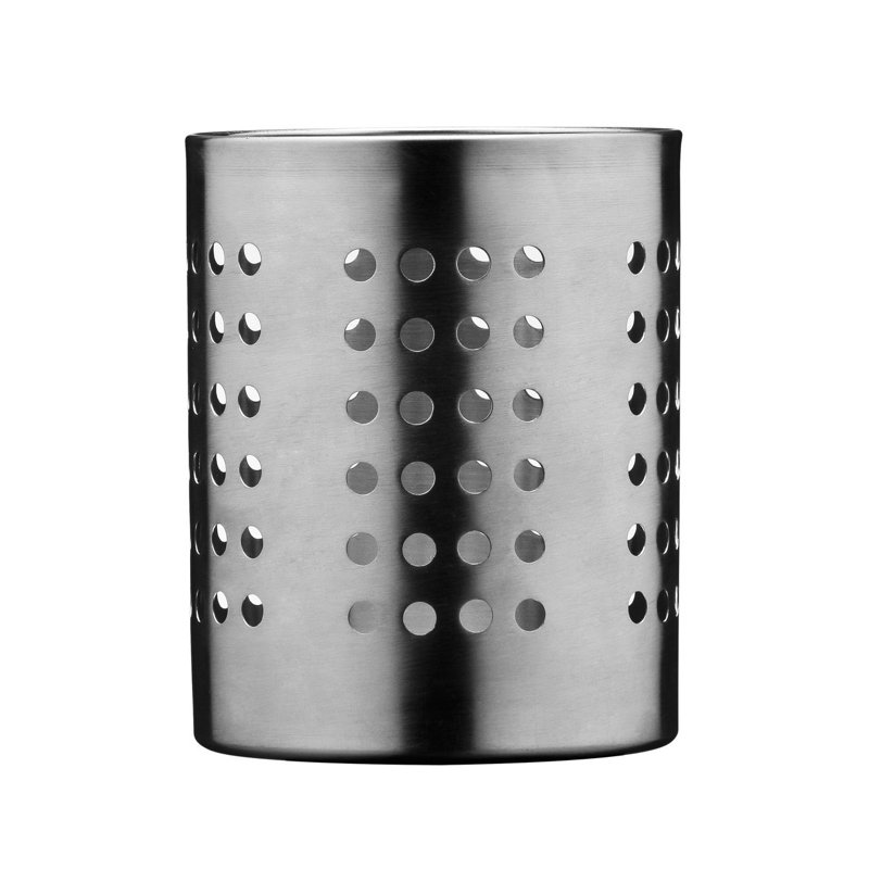 Stainless Steel Round Utensil Crock
