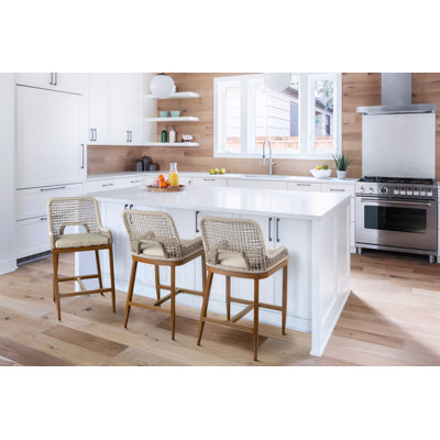 Patio Bar Stool with Cushion