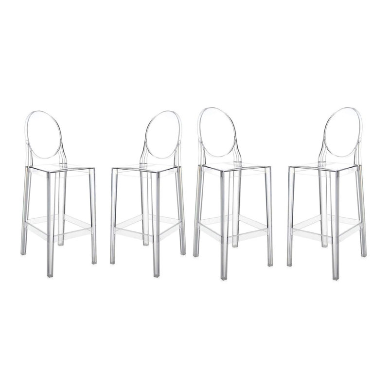 Tabouret transparent