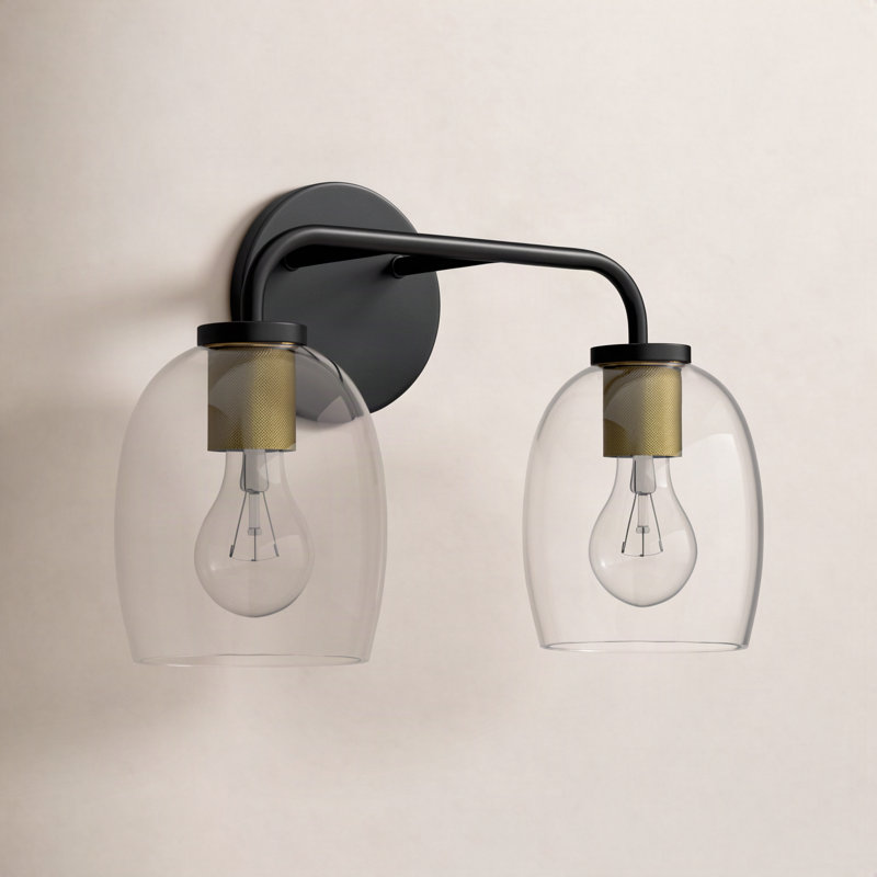 Jed 2 - Light Dimmable Vanity Light, Black