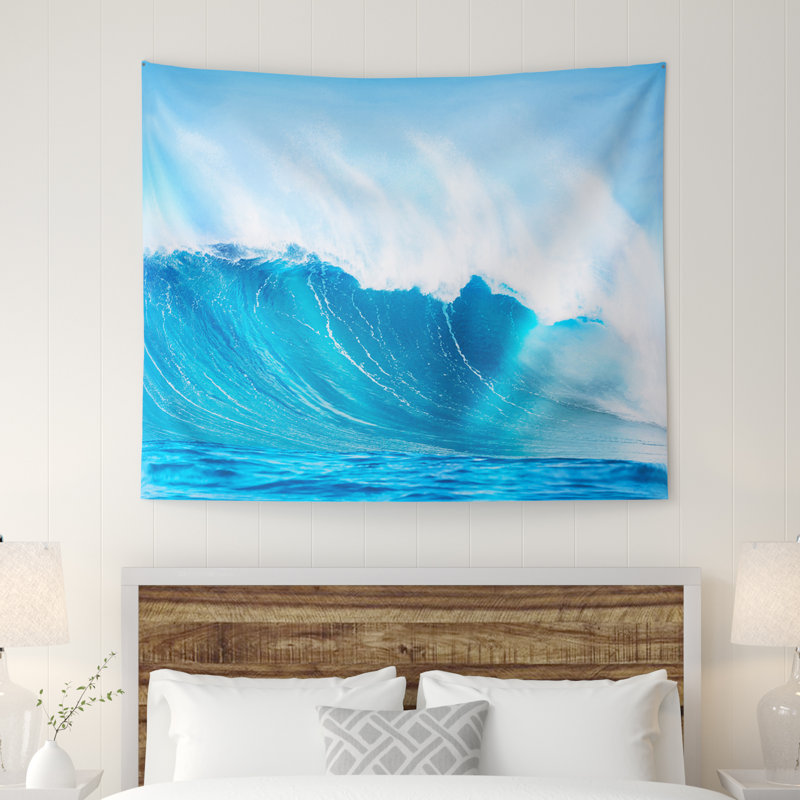 Ciel tapant ocean waves tapisserie Seascape, H 50 po x l 60 po