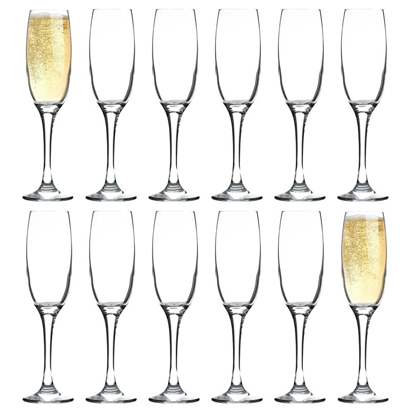 Argon Tableware Classic Champagne Flutes - 220ml
