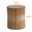 Cherif Solid Coffee Table,End Table, Cylindrical Coffee Table,Column Side Table