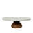 Dionysus - Decorative Marble Cake Stand with Wood Base