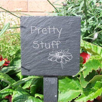 Petersburg Stone Plants & Flowers Garden Sign