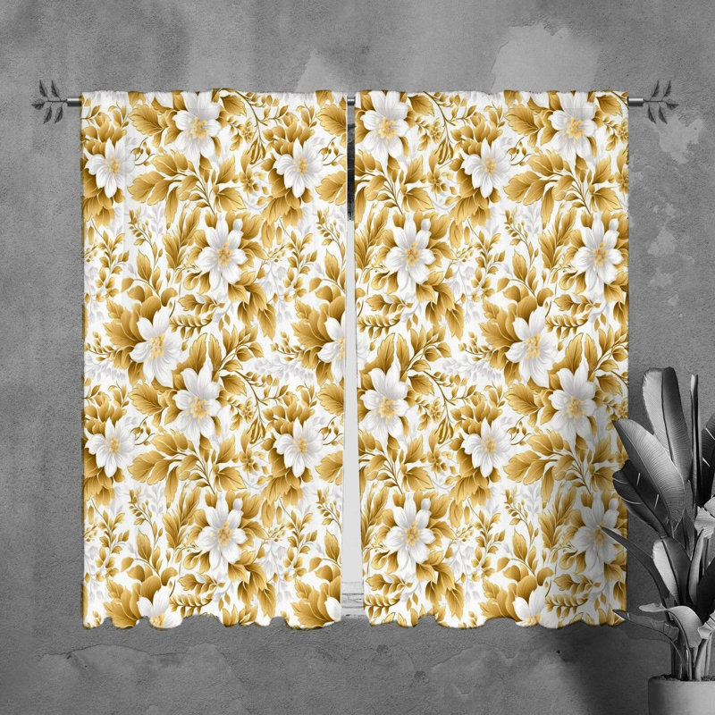 Paire de rideaux obscurcissant en polyester Nabih, L 40 po x L 82 po