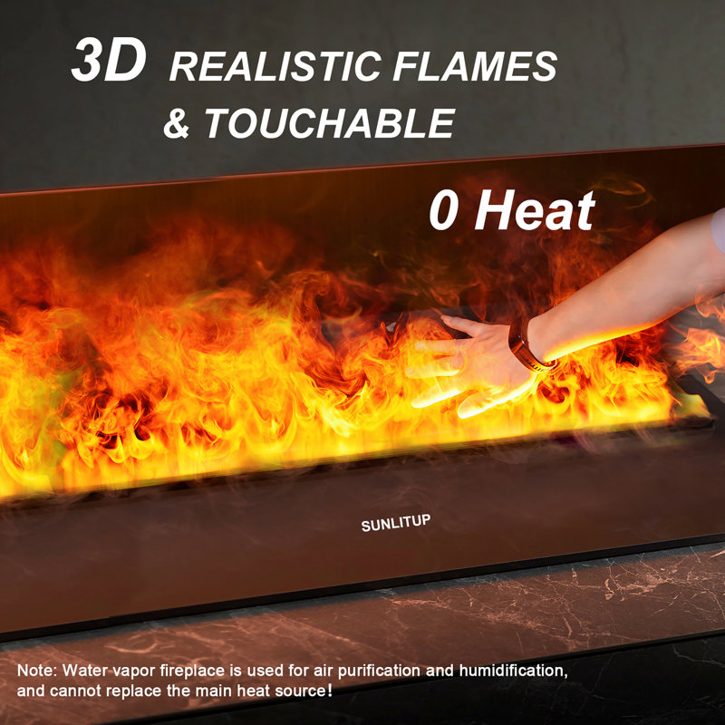 3D Water Vapor FireplacesInserts & Freestanding Electric Humidifiers  NO Heating Original Flame Smart Humidifier Steam Fireplace Decoration
