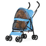 Pet Stoller Dog Cat Stoller Comfortable Lightweight Stroller With Adjustable Canopy
