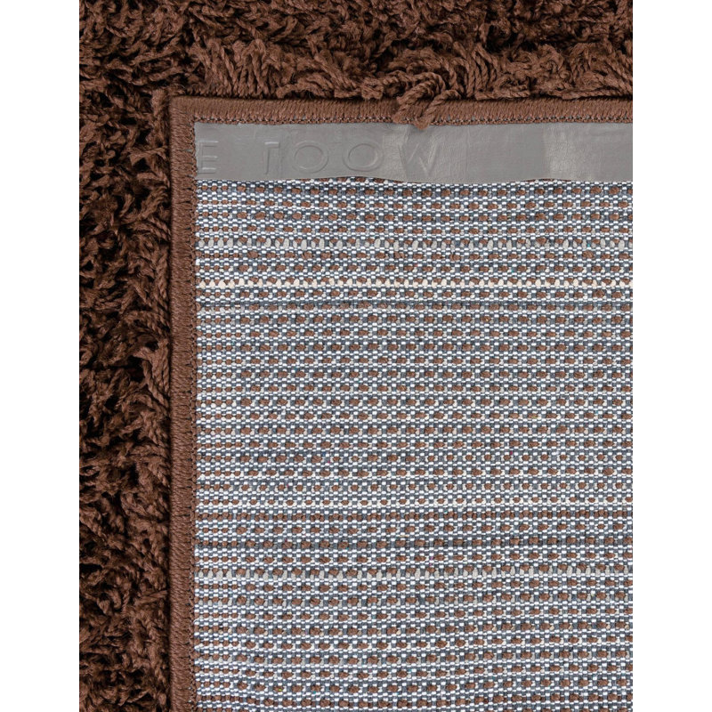 Tapis brun Caputto, Rectangle 5'1" x 7'1", Brun chocolat