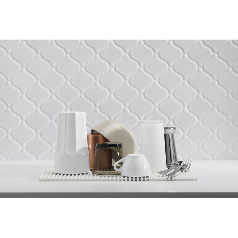 Silicone Drying Mat, White