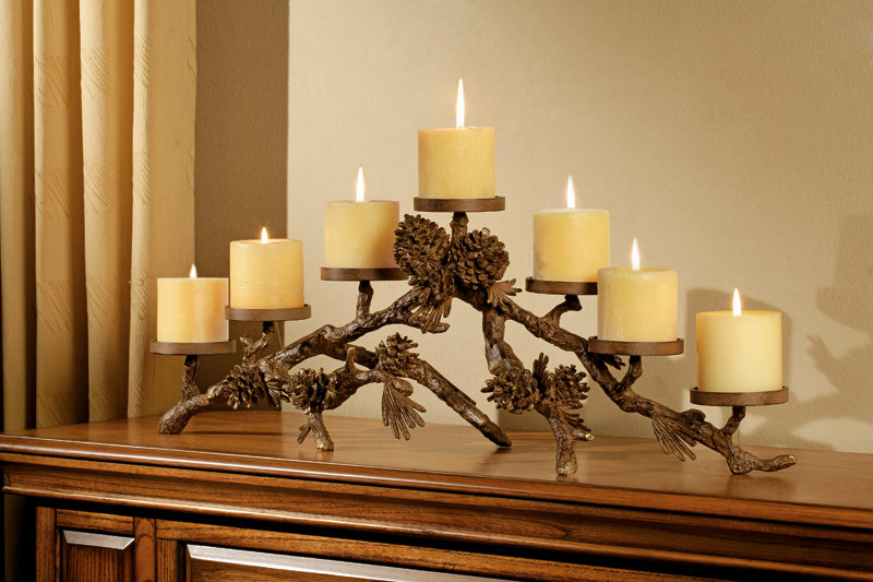 Pinecone Candelabra