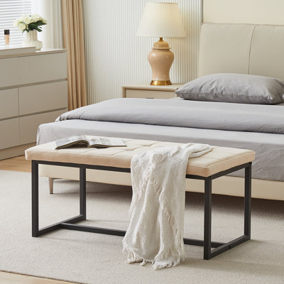 Marigolde Velvet Upholstered Bench