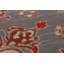 Tapis gris à motif de teinture végétale Kazak gris 9 x 12