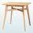 Milo Mid-Century Modern Counter Height Pub Table in Oak Finish, 36.23'' H X 35.83'' W X 35.26'' D-821029081