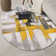 Doucette Abstract Ivory/Gold/Gray Area Rug