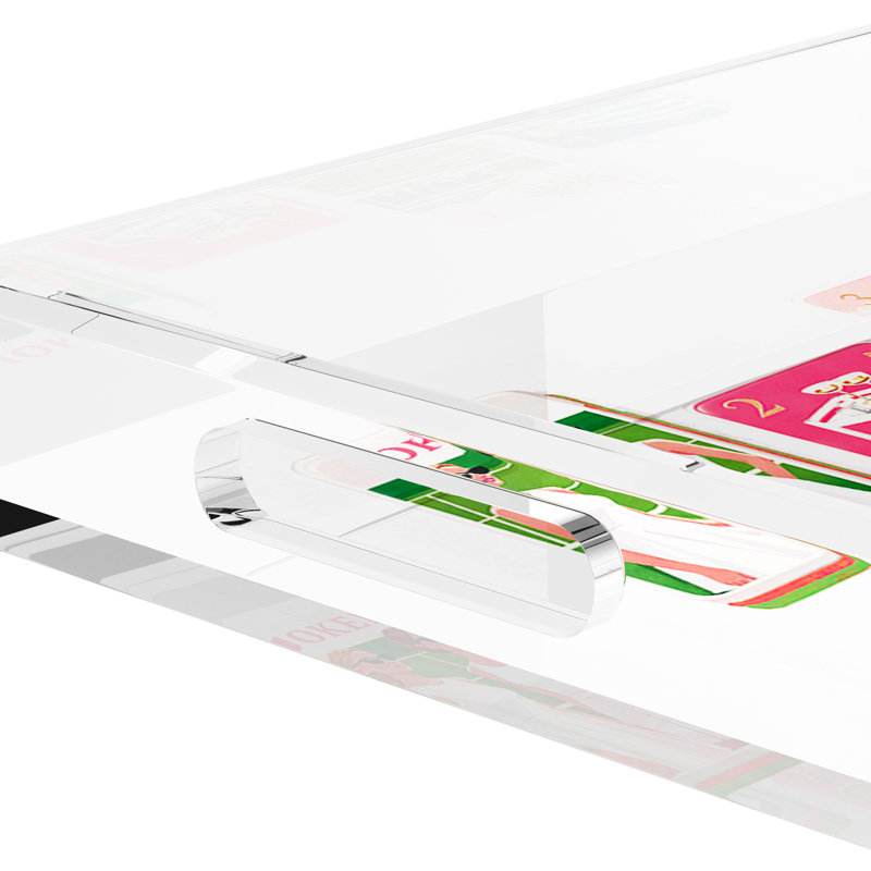 Mahjong Acrylic Decorative Tray, 12.5"W x 7.75"D x 2"H
