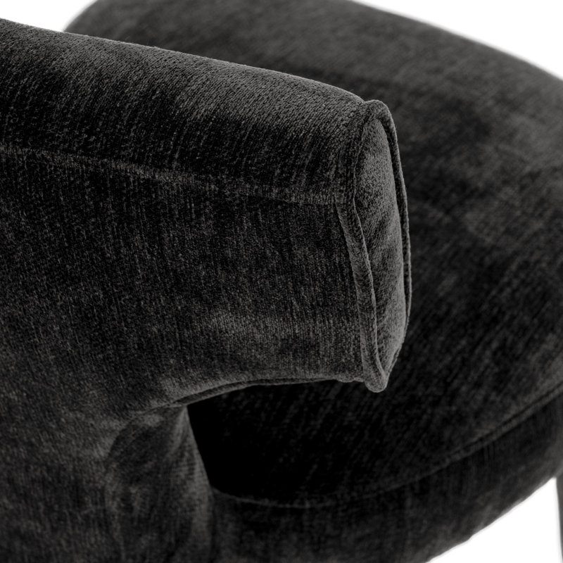 Khai Upholstered Dining Chair, Charcoal