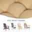 Ensemble de coussins de chaise d'extérieur à haut dossier-868795817