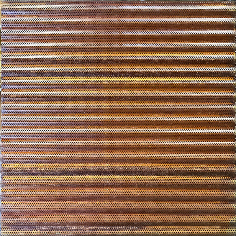 Carreaux de plafond en métal perforé rouillé
