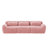 Boneless Fluffy Plush Fabric Boneless Sofa with Anti-Slip Bottom and Throw Pillow-159716632-159716634-159716625