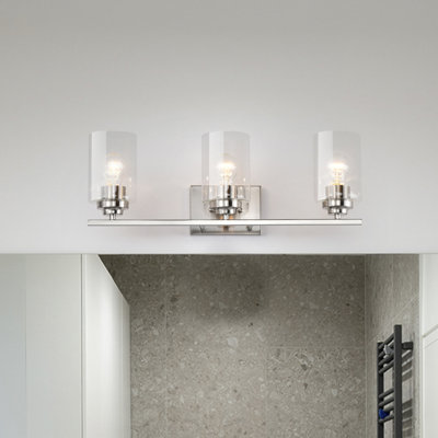 Éclairage pour meuble-lavabo à 3 lumières Aryka