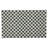 Checkered Absorbent Non-Skid Rectangular Toilet Mat