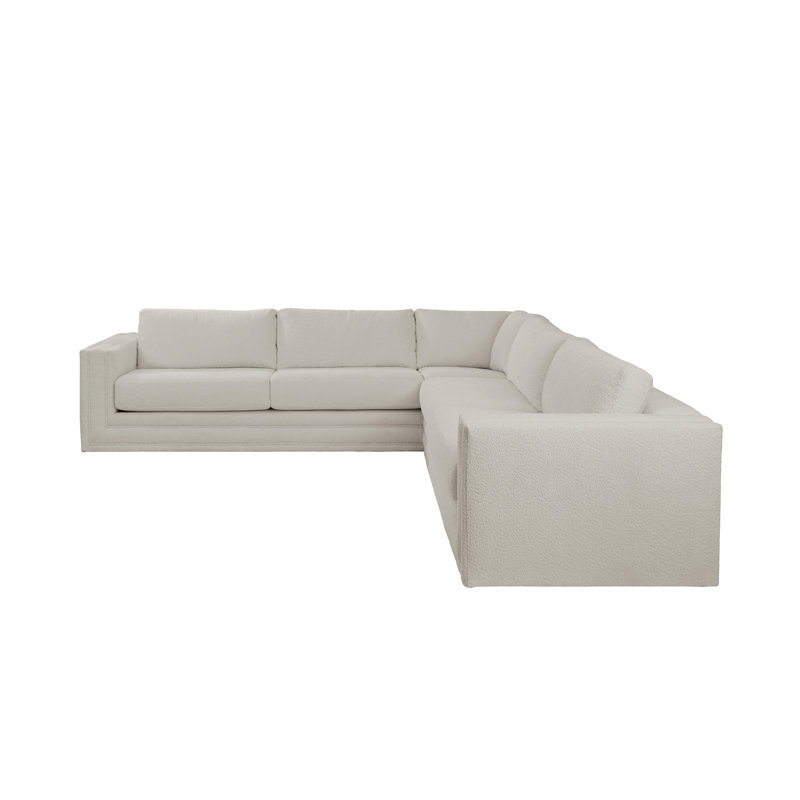 Lella Upholstered L-Shaped Sectional Symmetrical, Grey Revolution®