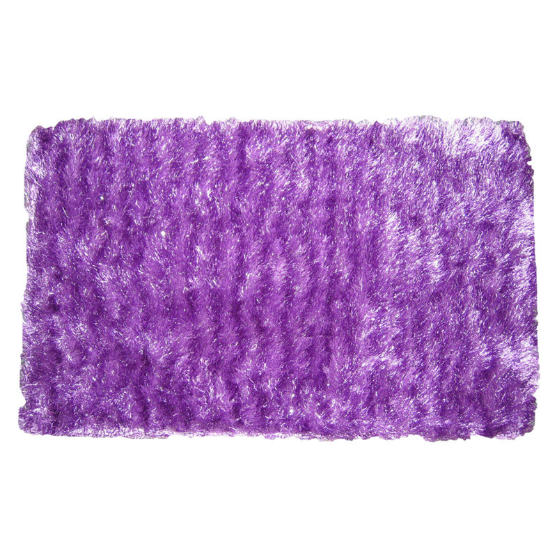 Striped Indoor Doormat, Purple