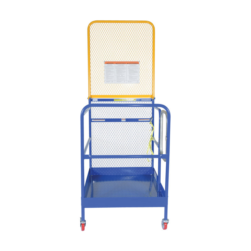 Work Platform Back Casters, 93.62" H x 36" W x 50.9375" D