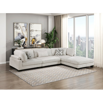 Canapé modulaire avec repose-pieds 4 pièces Matson