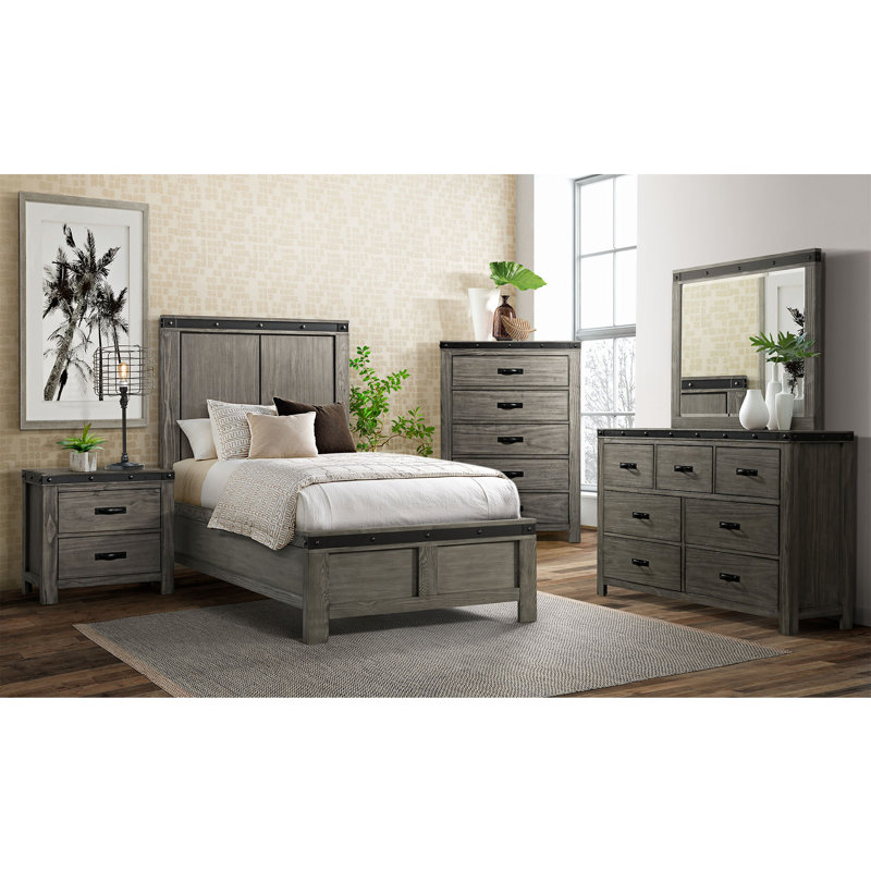 Ensemble de chambre à coucher configurable standard Serena