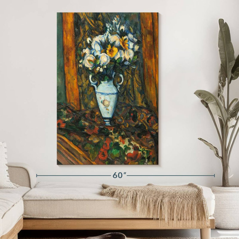 Vase de fleurs 1900-1903, H 51 po x l 34 po