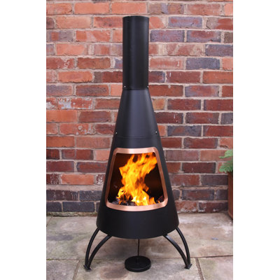 Conical Steel Chimenea