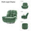 Fauteuil inclinable manuel pivotant avec support pour téléphone Jace-98592712