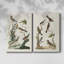 Oiseaux antiques dans la nature - Toile tendue avec châssis de qualité supérieure - Prêt à être accroché-1988514349