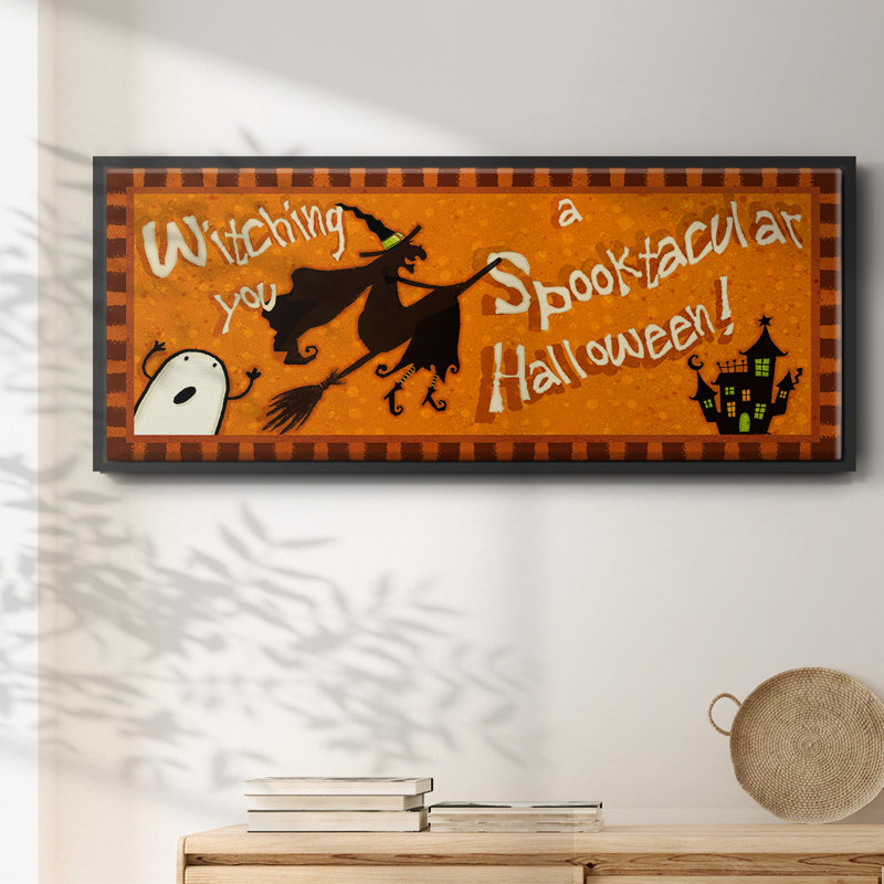 Spooktacular Collection D- Framed Canvas