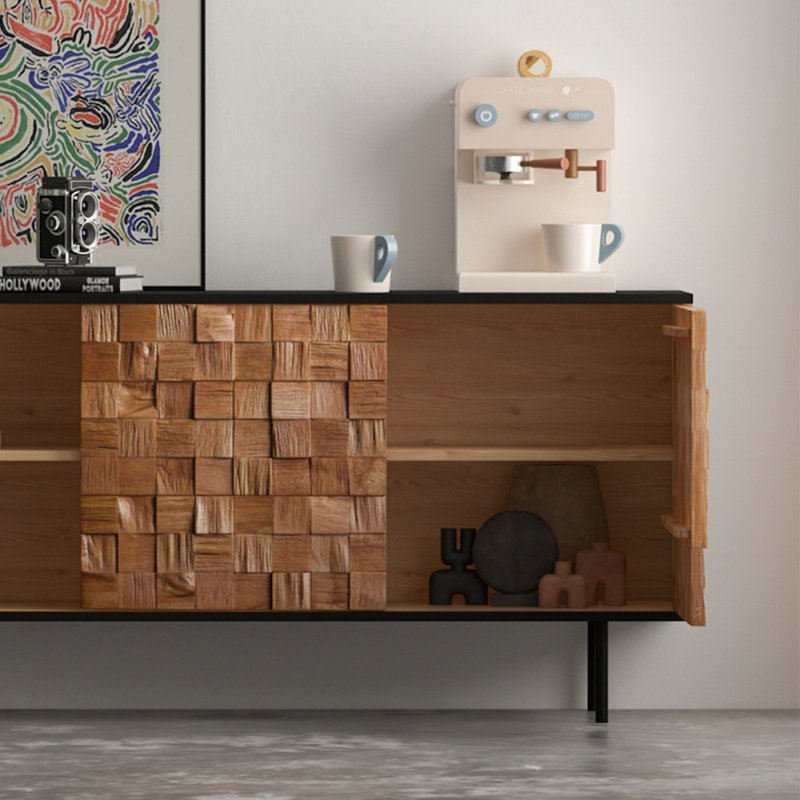 Retro Minimalist sideboard with 3 drawers