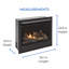 Foyer encastrable au gaz propane liquide sans conduit Duluth - 26 000 BTU, contrôle T-Stat - Modèle # FLF300T-115177429