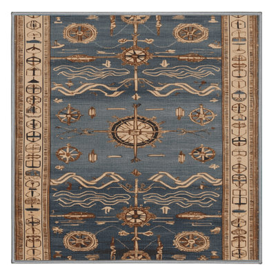 Machine Washable Turkish Gray Area Rug