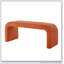 Ensemble de 3 tabourets de banc et de repose-pieds modernes en forme de U pour le hall d'entrée, la chambre à coucher et le salon, 44 + 18 pouces-364111142