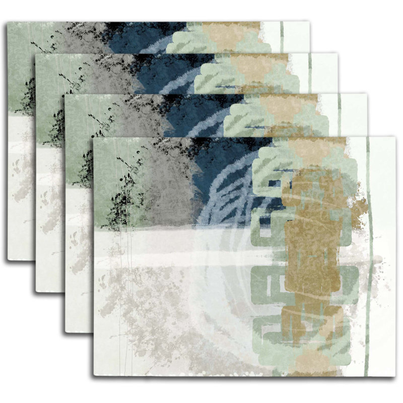 Napperon abstrait en polyester